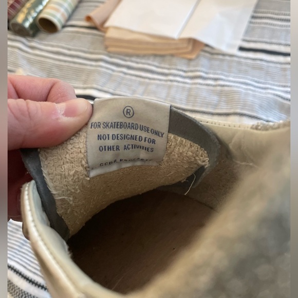 Golden Goose White and Gray Sneakers - Picture 7 of 9